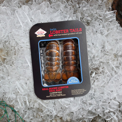 Frozen Maine Lobster Tails Split EA